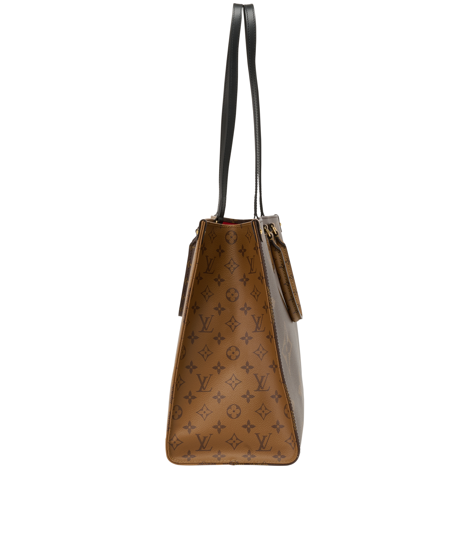 OnTheGo GM, &pound;1,800, Handbags, Brown, Canvas, Side view